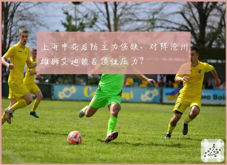 上海申花后防主力伤缺，对阵沧州雄狮艾迪能否顶住压力？