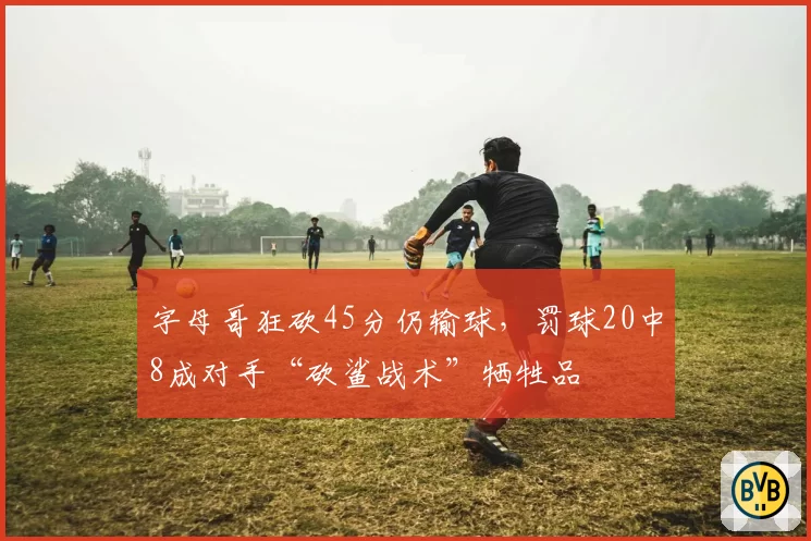 字母哥狂砍45分仍输球，罚球20中8成对手“砍鲨战术”牺牲品