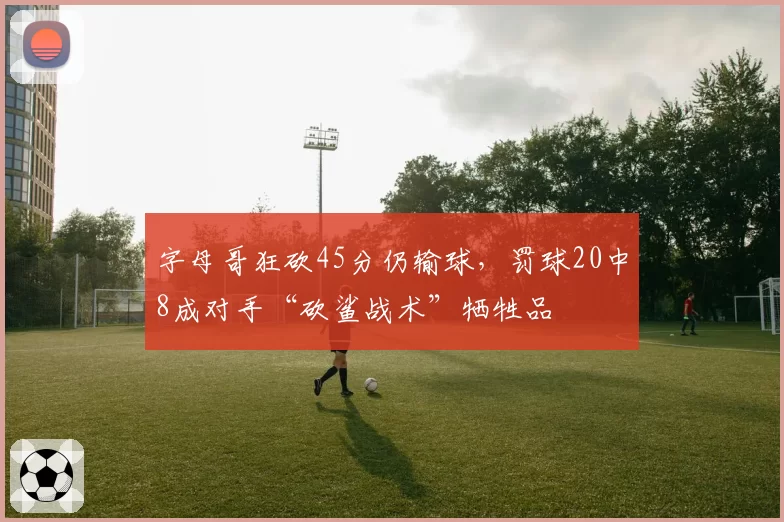 字母哥狂砍45分仍输球，罚球20中8成对手“砍鲨战术”牺牲品
